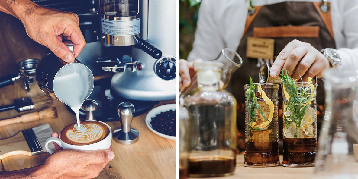 café avec sirop monin