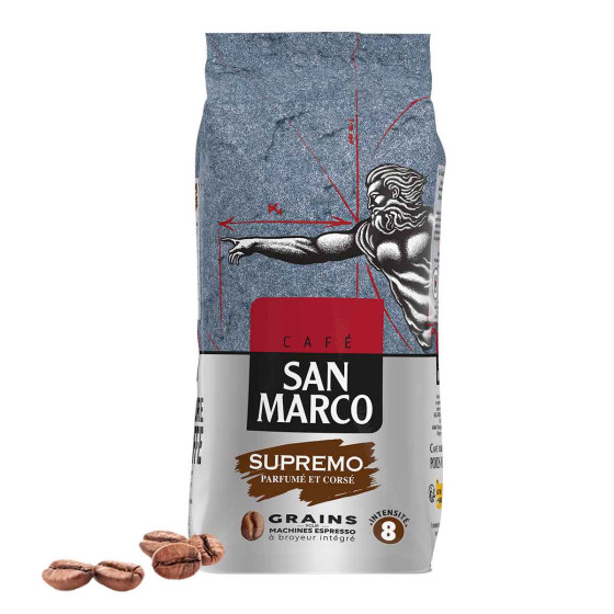 café en grains san marco supremo