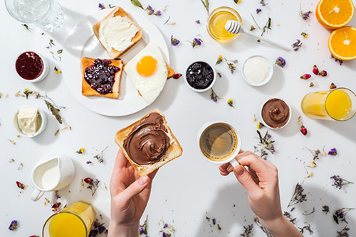 petit déjeuner pate tartiner