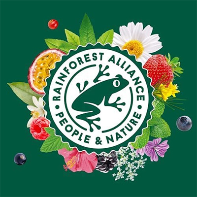 tisane éléphant certifié rainforest alliance