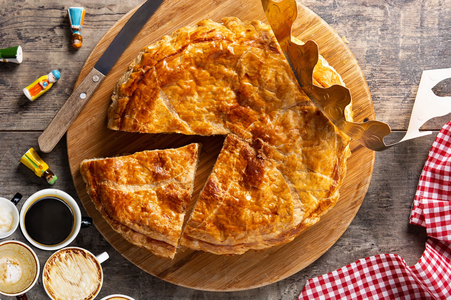 galette des rois et café