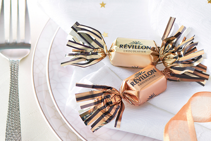 papillotes révillon sur table de noel