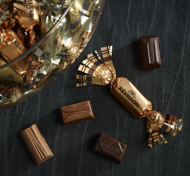 papillotes et chocolats révillon