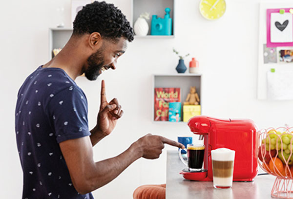 préparation café machine tassimo