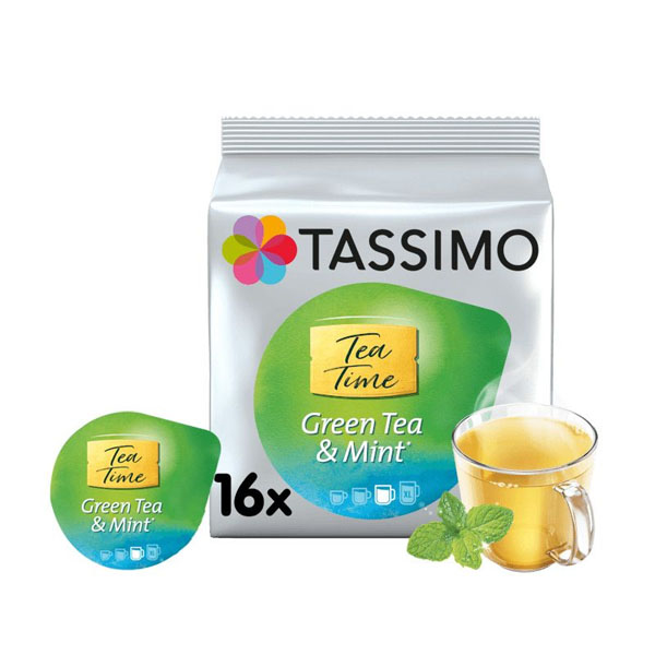 capsule tassimo thé vert menthe tea time 