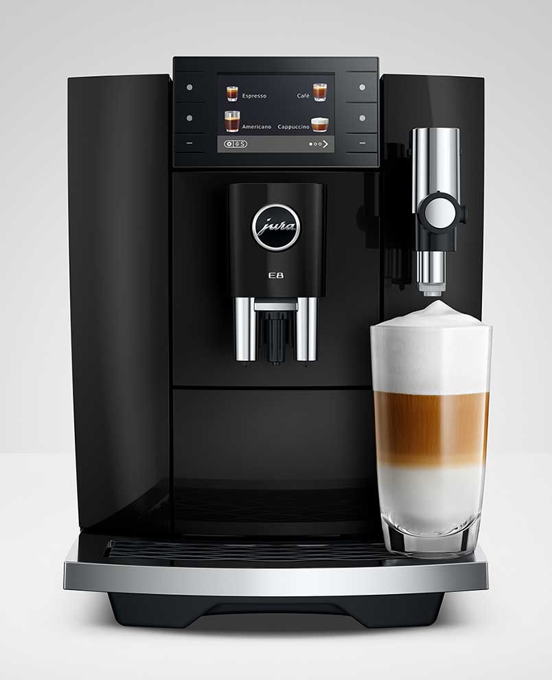 Jura E8 piano white EB