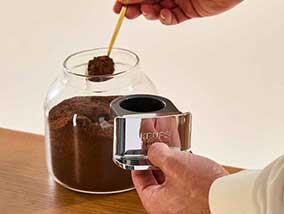 café fraichement moulu