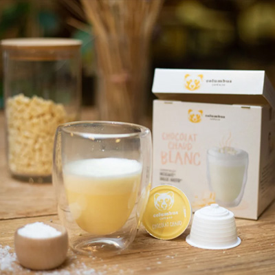 chocolat blanc chaud