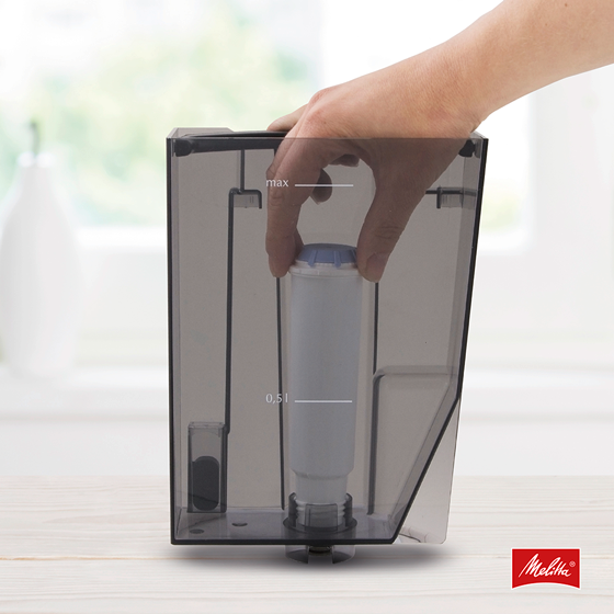 Cartouche filtrante Melitta Pro Aqua Utilisation