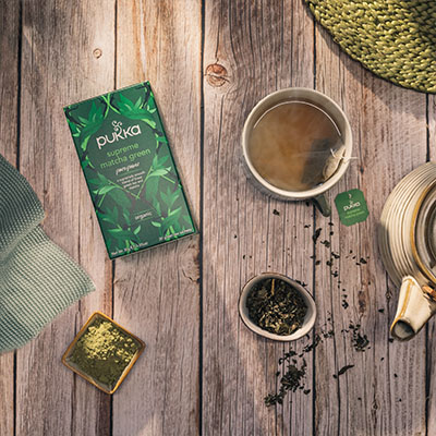 thé pukka matcha menthe