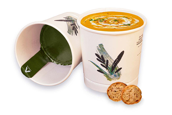 Gobelet pré-dosé velouté de légumes et croûtons