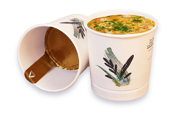Gobelet pré-dosé potage poulet et pâtes