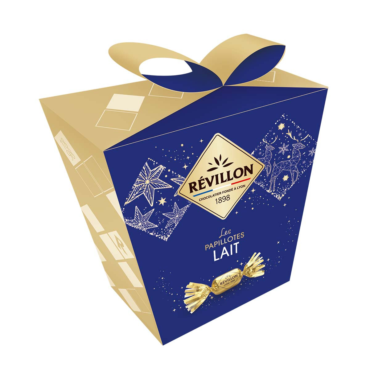 pochette papillotes chocolat au lait