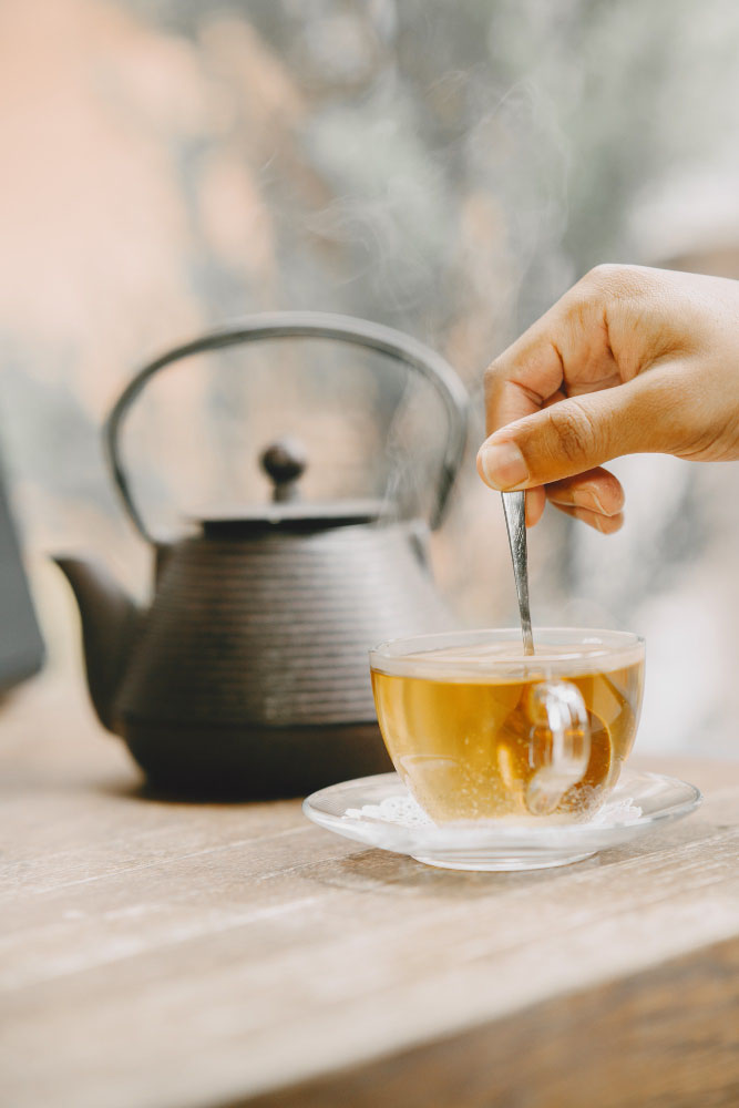 consommation tasse de thé