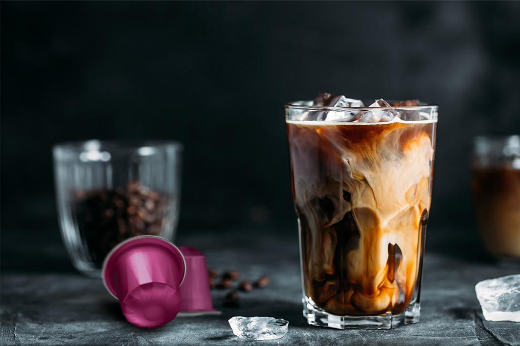 Préparation d'un frappé glacé avec Orubia