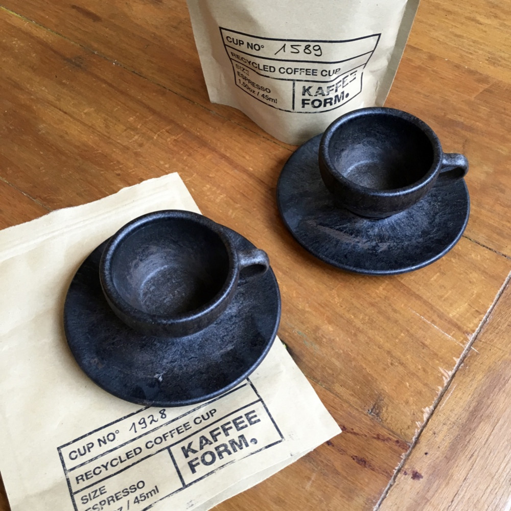 Kaffeeform invente la tasse en café recyclé