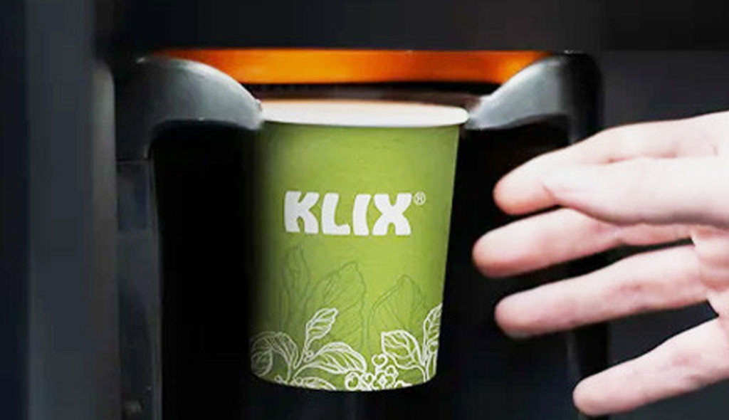 Gobelets Klix : la solution pour distributeur automatique en entreprise