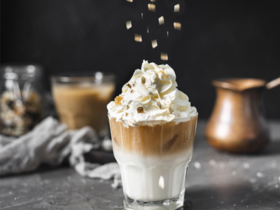Recette latte glacé vanille avec le sirop Monin