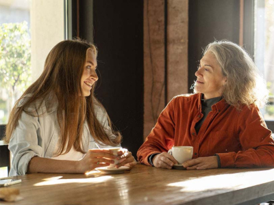 Dimanche, on invite Grand-Mère pour le café !