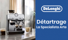 Détartrage de la machine à café en grains Delonghi Specialista Arte
